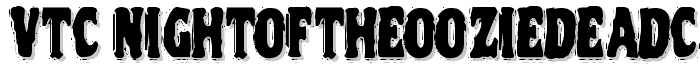 VTC NightOfTheOozieDeadCaps font